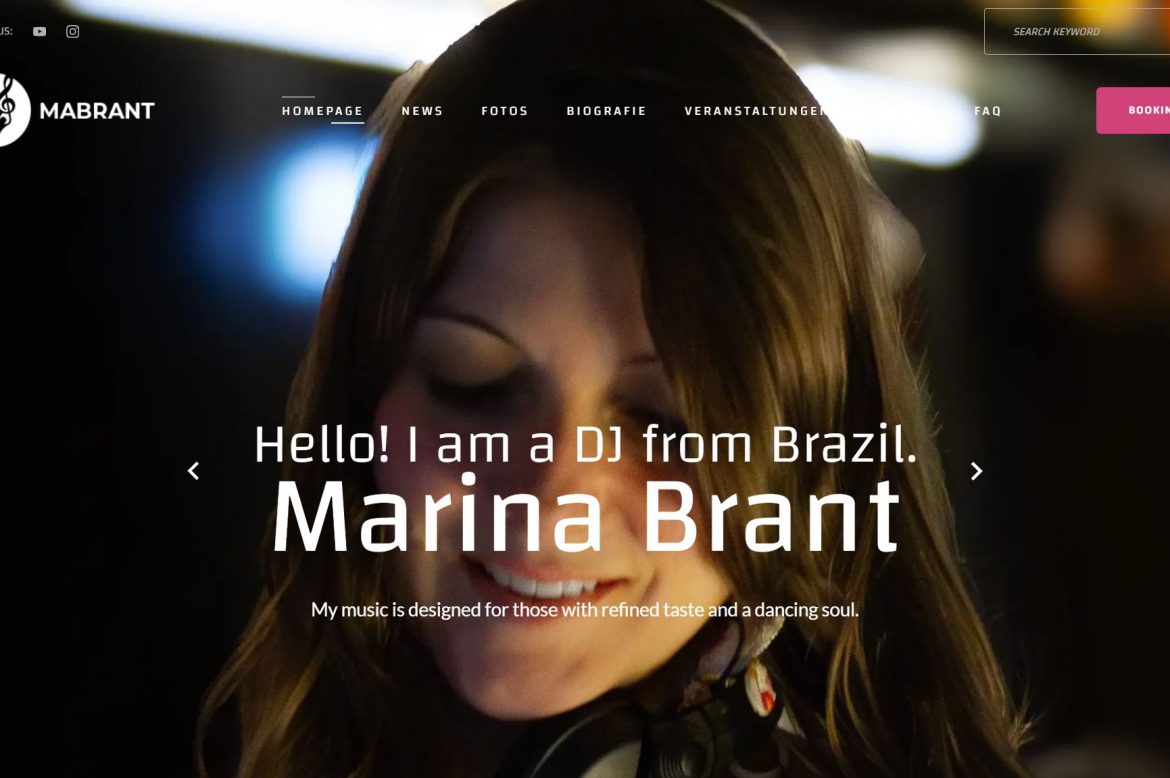 Globaler Groove, digitale Heimat: DJ Mabrant aus Brasilien launched offizielle Website